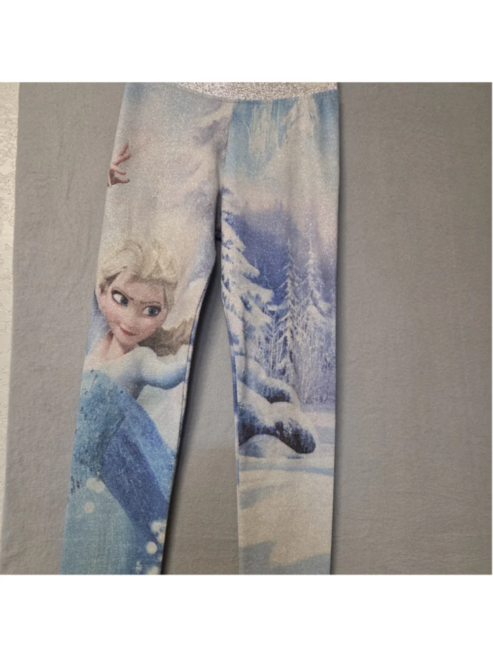Girls H&M Frozen Elsa Matching Set Size 7 Blue White